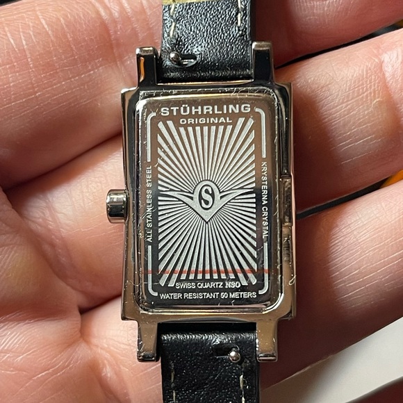 - NIB STUHRLING Origional womens watch with leather bands box papers - Picture 12 of 15